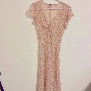 Sheer, romantic boho dress